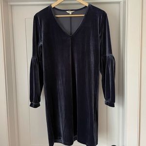 Velvet Madewell shift dress with puff arms NWOT small medium